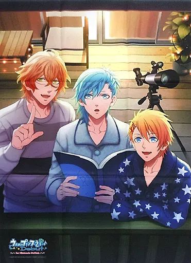 中古】ポスター [単品] B2布ポスター 美風藍＆四ノ宮那月＆来栖翔