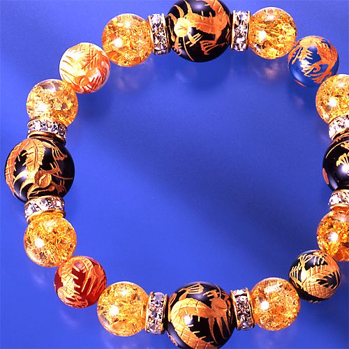 爆裂黄水晶 大昇龍ブレス 爆裂水晶ドラゴンストラップ付き