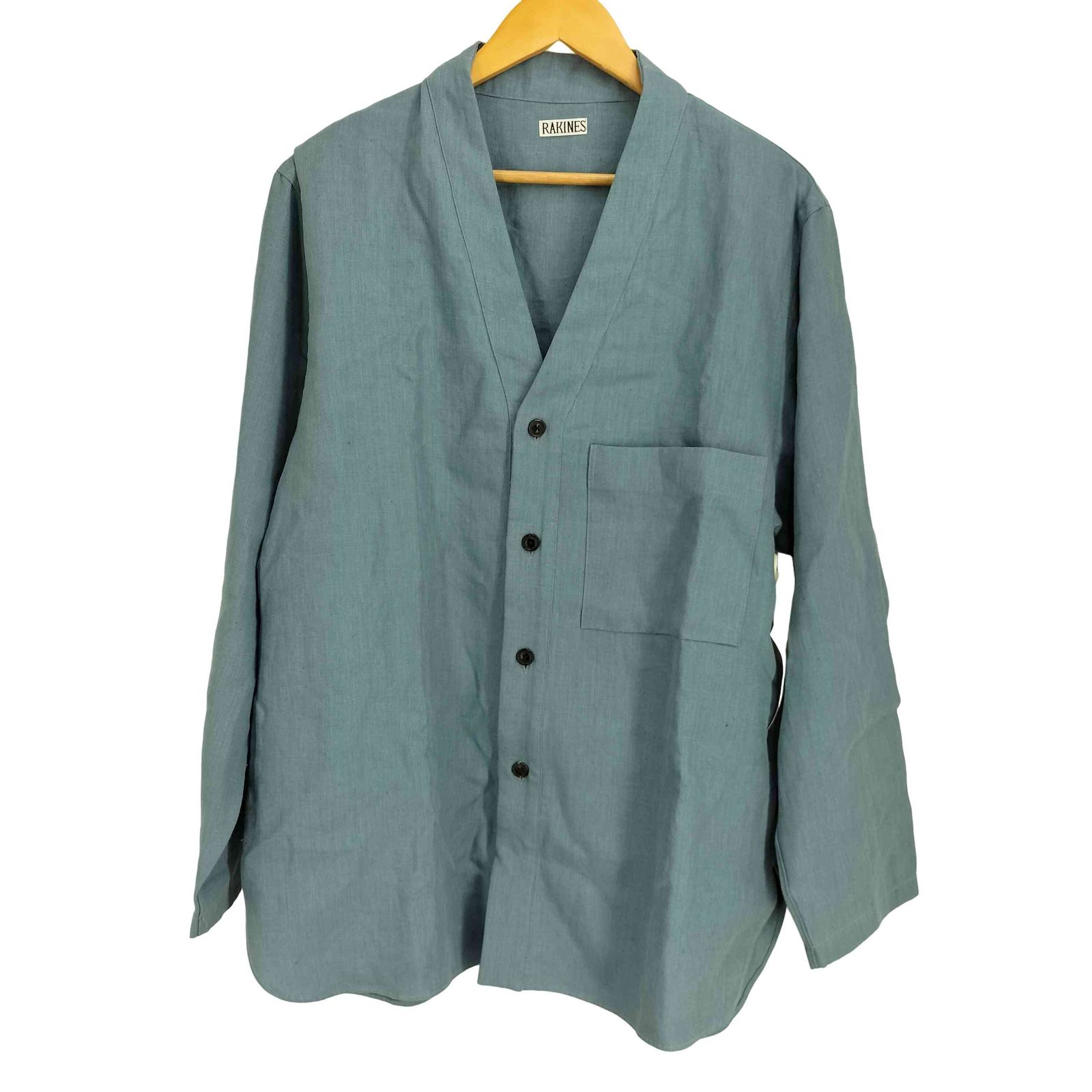 ラキネス RAKINES Linen wheather cardigan jacket リネンウェザー