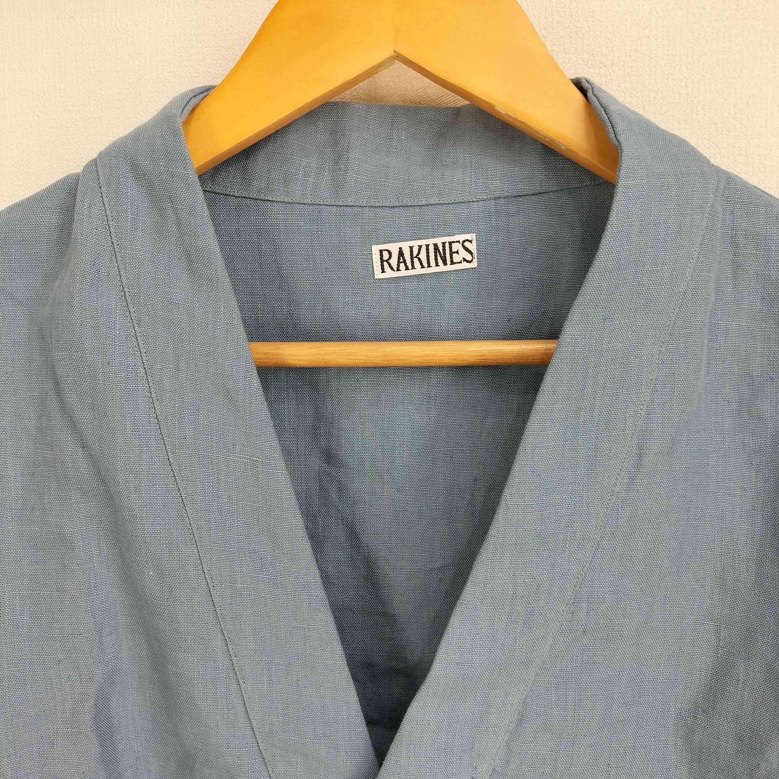 ラキネス RAKINES Linen wheather cardigan jacket リネンウェザー