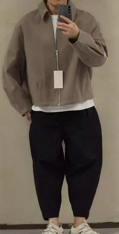 ZARA コットン ジャケット ブラック ベージュ