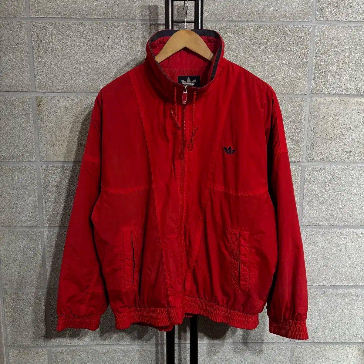 アディダス スクール ウィンドブレーカー ジャケット L nj204 アウター ジップアップ 起毛