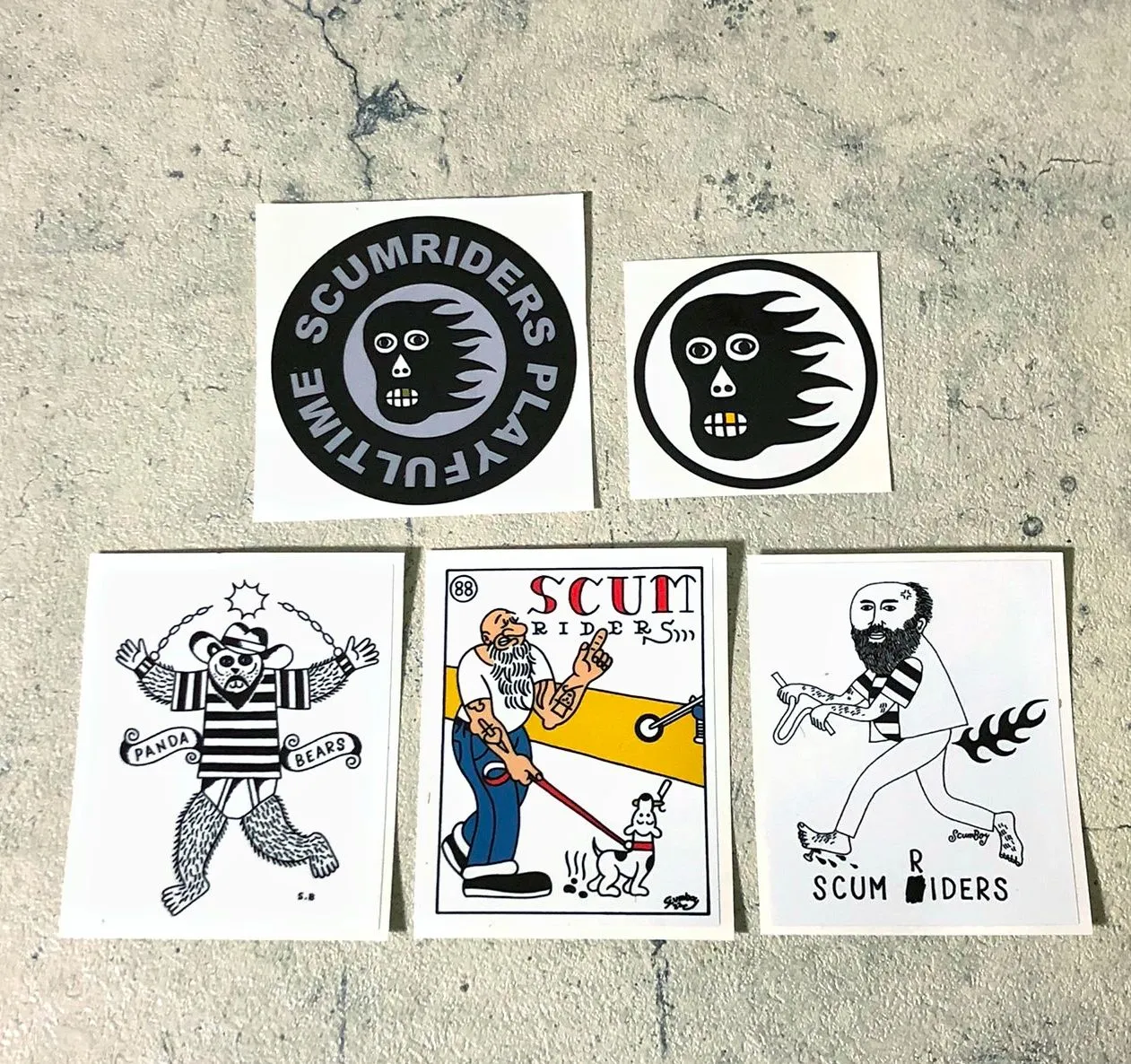 スカムライダース / SCUM RIDERS / PANDA BEARS / SCUMBOY TATTOO 