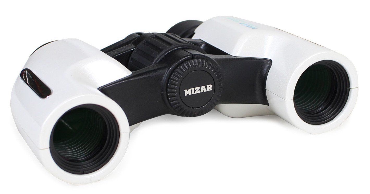 MIZAR ミザールテック 双眼鏡 6倍 24mm 口径 ポロプリズム式 パールホワイト Alcor6