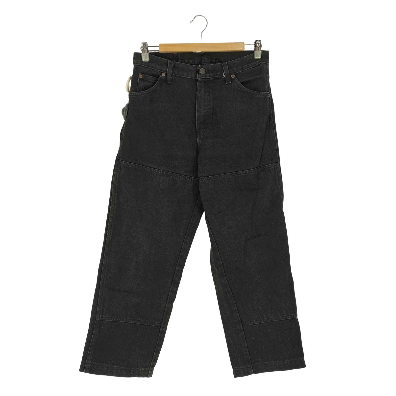 ディッキーズ Dickies 90S~00S 後染め ダブルニー ブラック デニム 