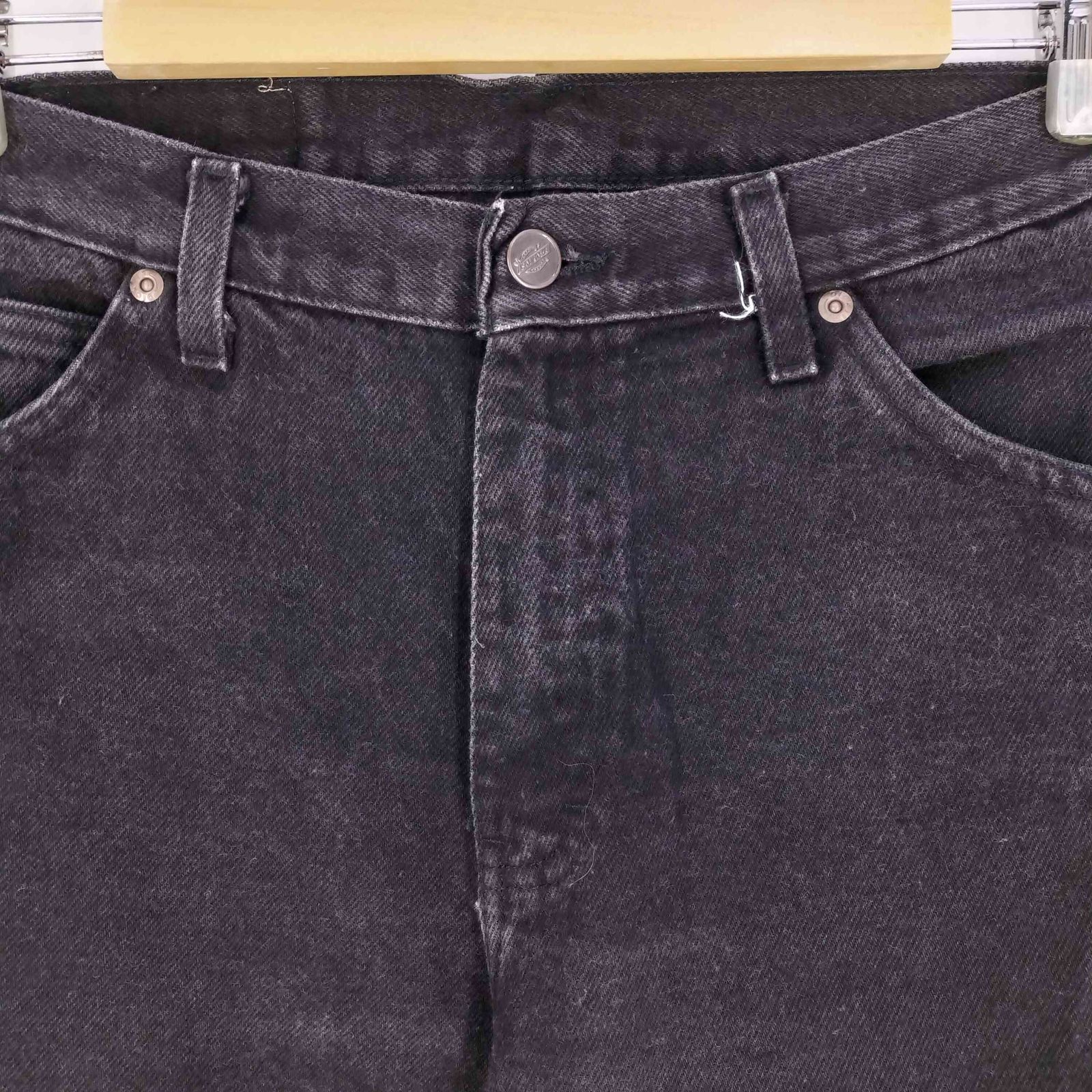 Dickies(ディッキーズ) 90S~00S  後染め ダブルニー ブラック デニム パンツ メンズ 表記無 【中古】【ブランド古着バズストア】 ディッキーズ Dickies 90S~00S 後染め ダブルニー ブラック デニム