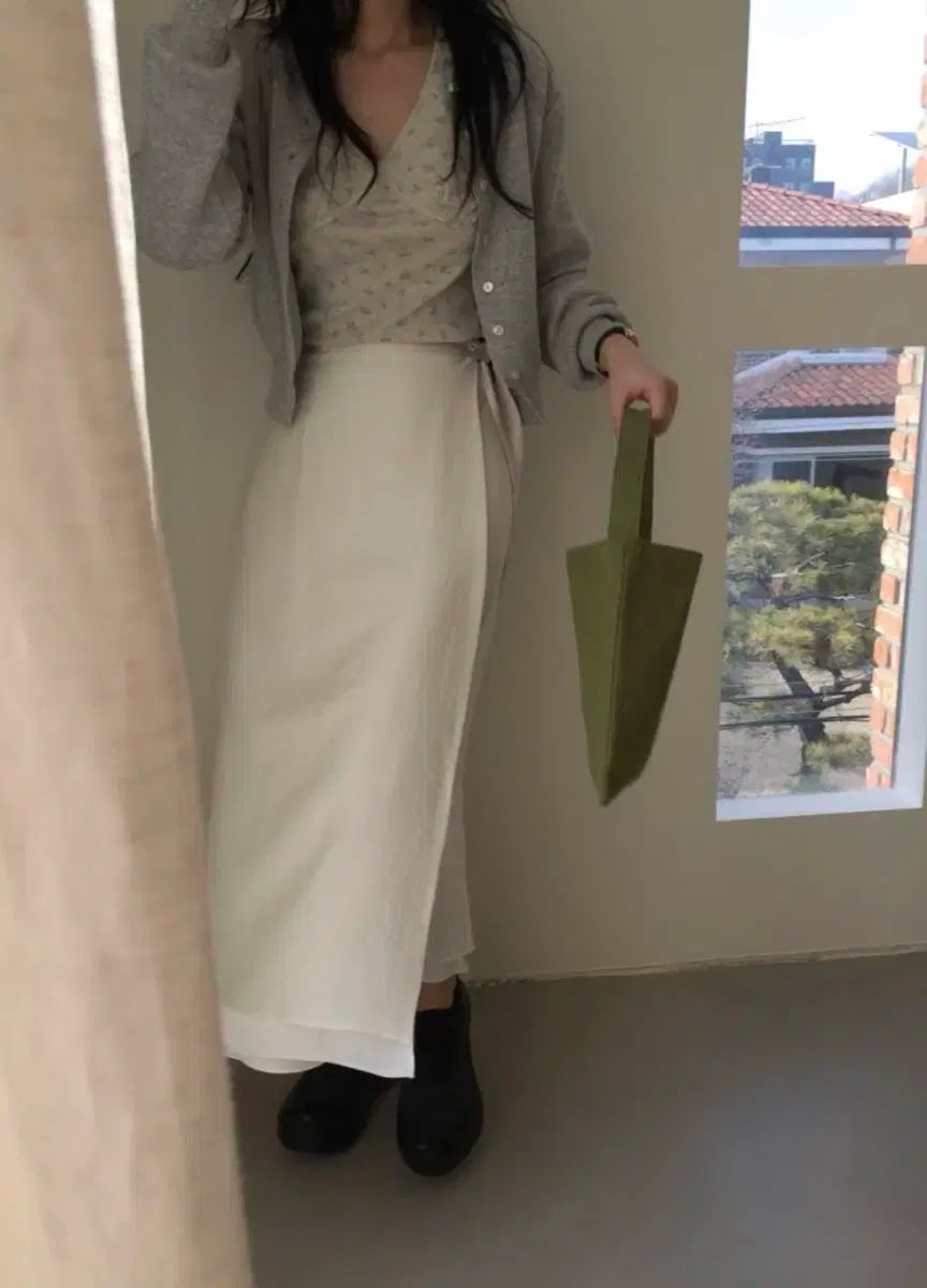 나달マーケット Loven カーディガン グレー