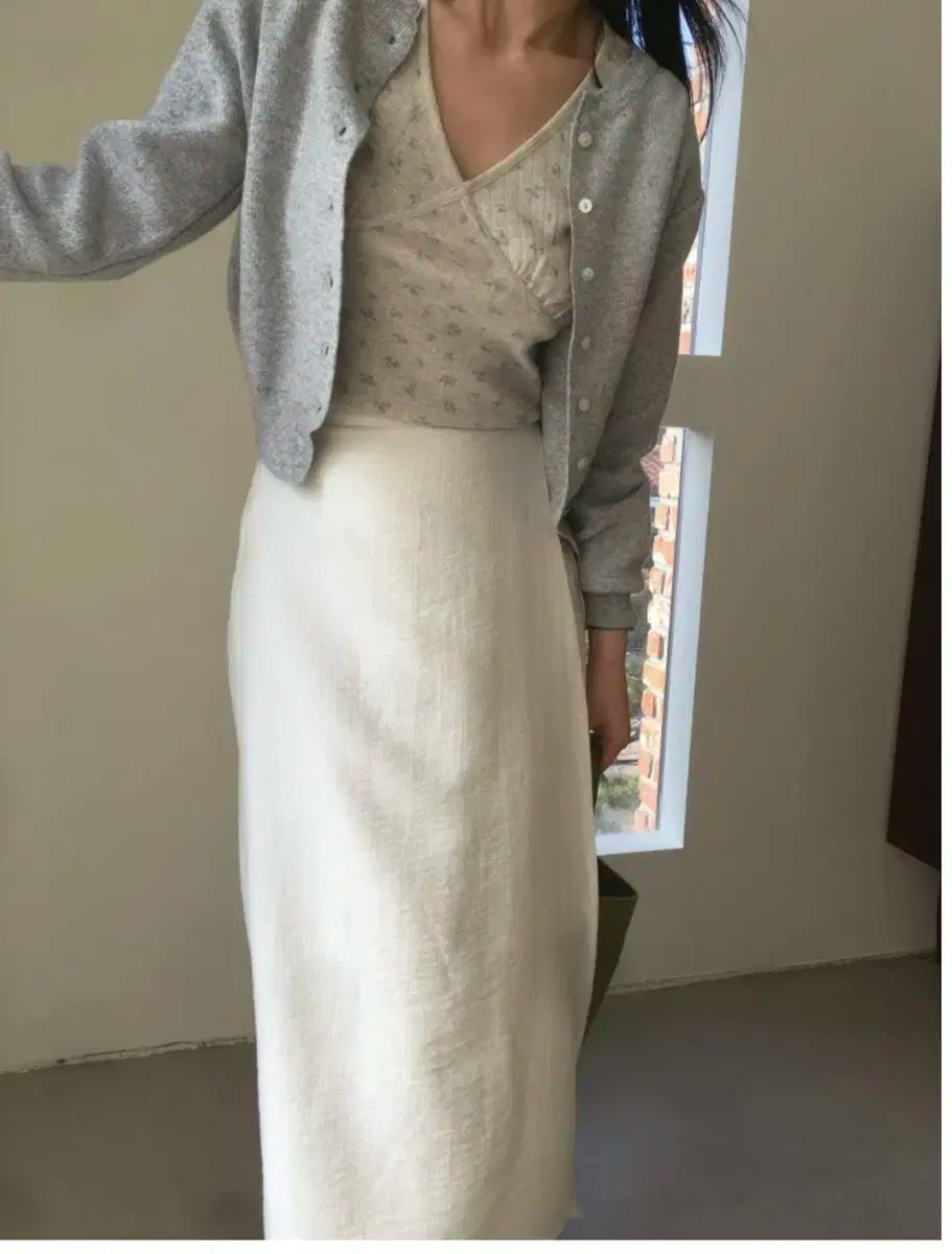 나달マーケット Loven カーディガン グレー