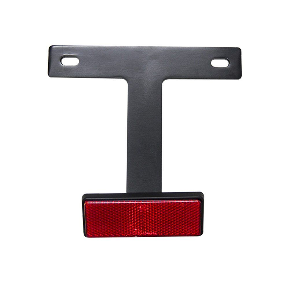 人気商品】汎用 黒 リフレクターキット Center) 90-72 Parts バイク