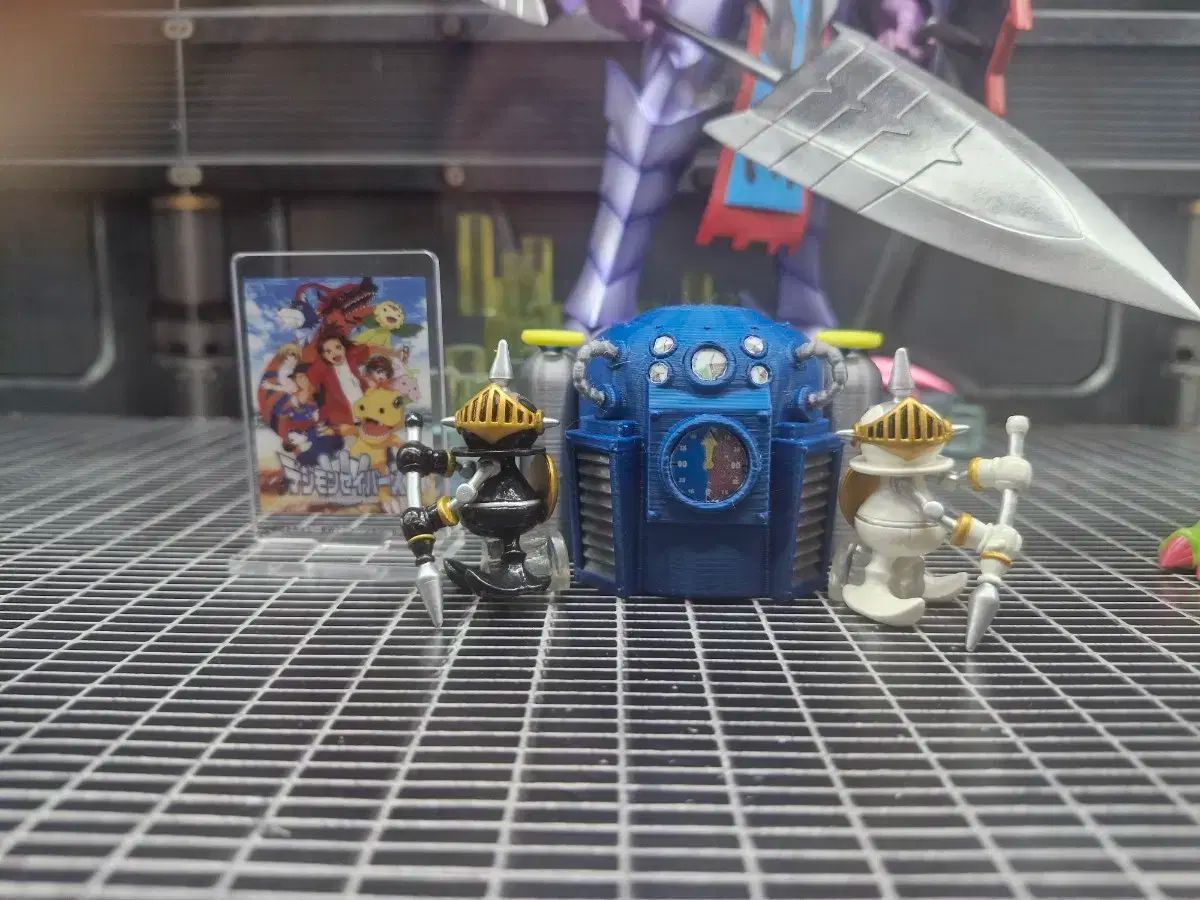 デジタルモンスター フィギュア IN キュー チャンミン 携帯チェスモン セット デジタルモンスター マスターズ フィギュア