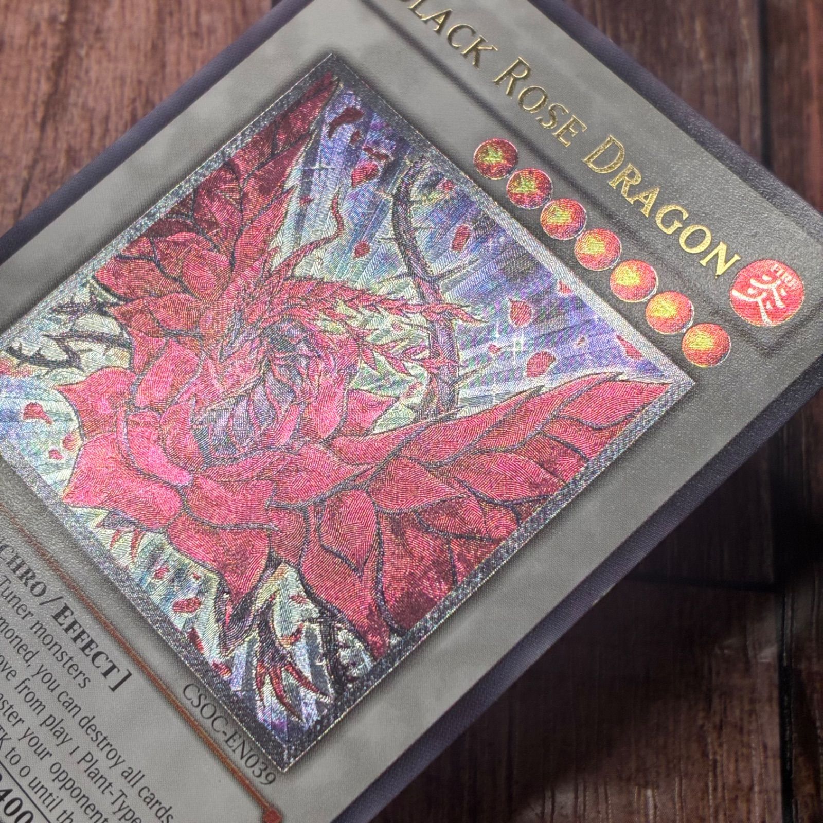 北米 英語版 ブラック・ローズ・ドラゴン 1stレリーフ 遊戯王 CSOC