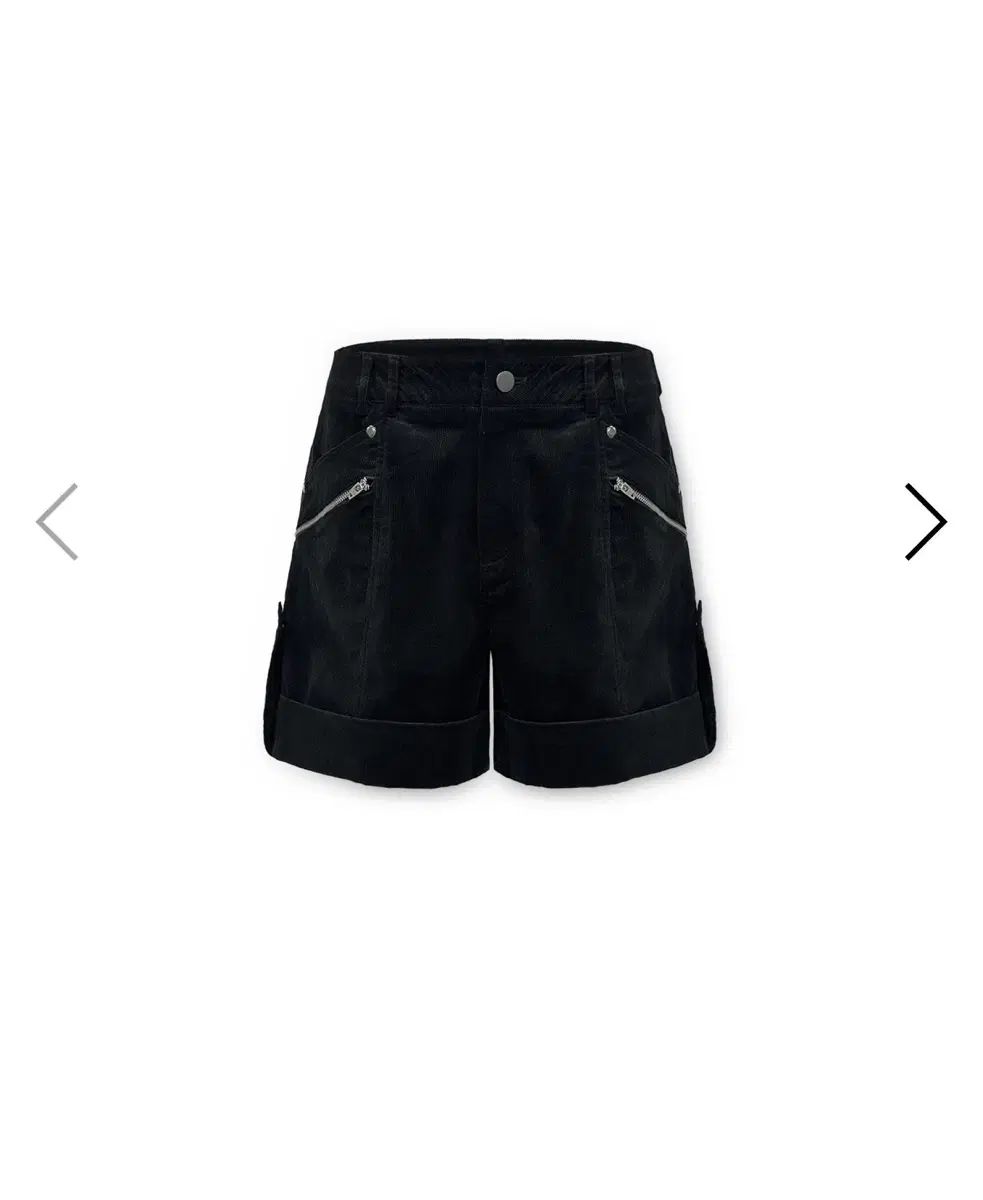 0104 コーデュロイ ロールアップ ショートパンツ