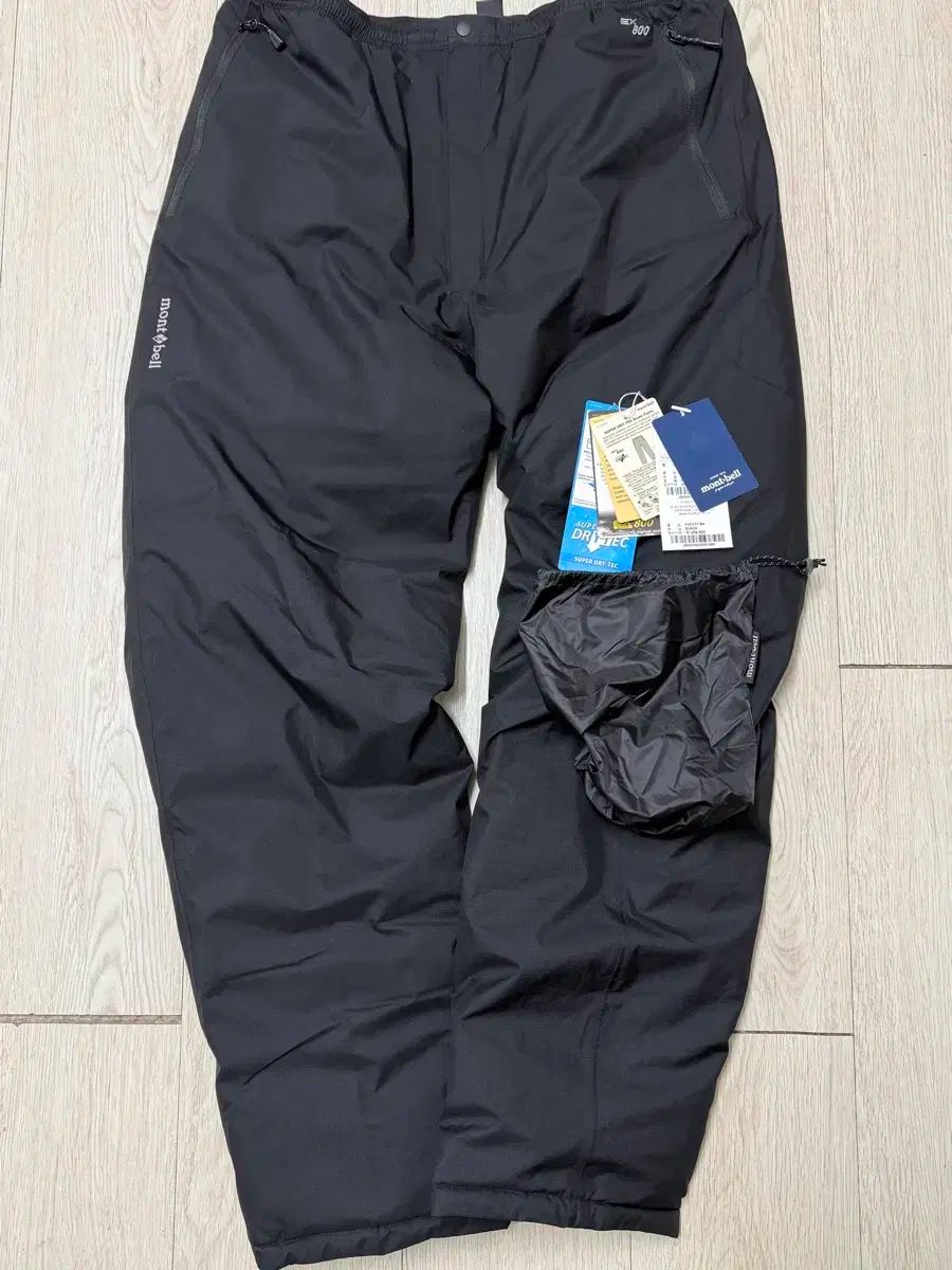 モンベル スーパー ドライテック ダウン パンツ