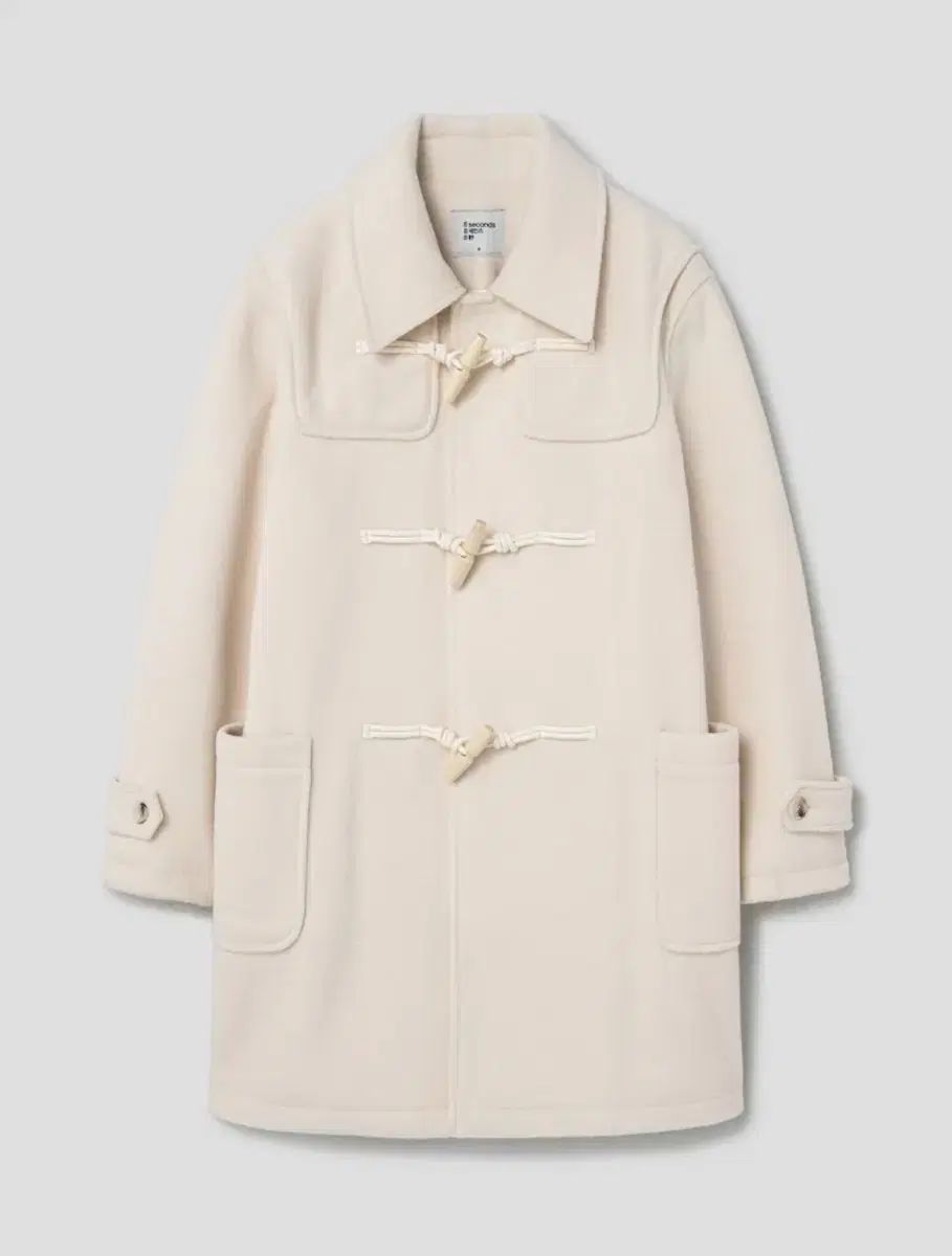 エイトセカンズ トグル コート ベージュ S