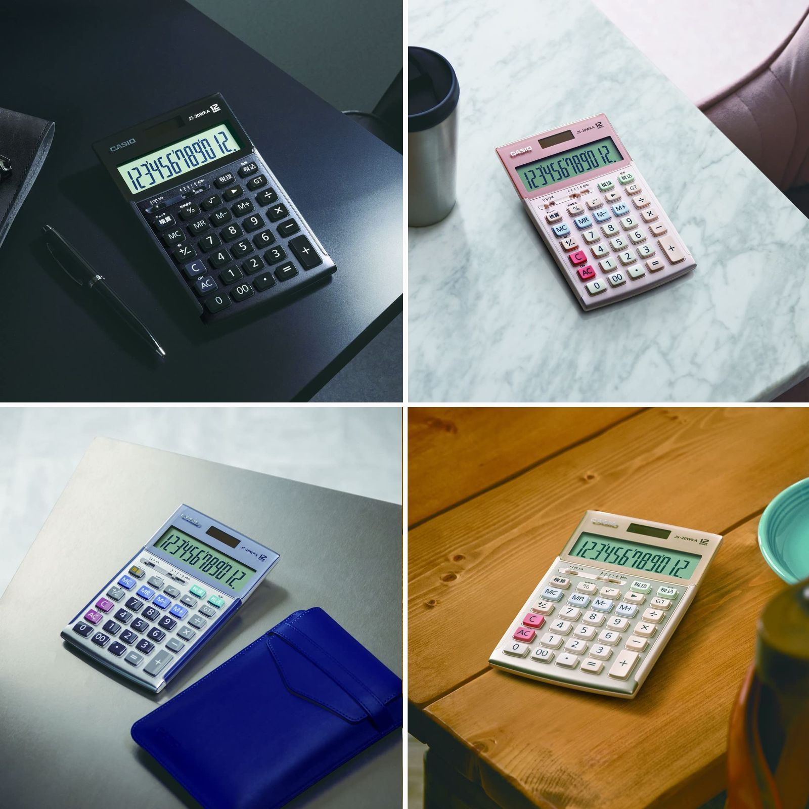 シルバー ジャストタイプ JS-20WKA-SR-N 検算機能 12桁 グリーン 法適合 本格実務電卓 エコマーク認定 CASIO カシオ WWW_OPDRERGINERDOGAN_COM