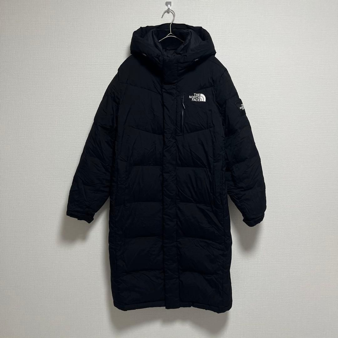 THE NORTH FACE ロングダウンジャケット メンズM 黒 RDS認証ダウン ベンチコート ダウンコート 登山 アウター ダウンジャケット アウトドア ロングダウンコート