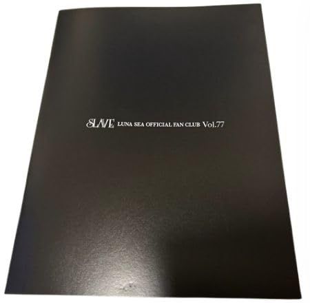 LUNA SEA ルナシー SLAVE 会報 vol.77 THE Millennium Eve 2025 LUNA
