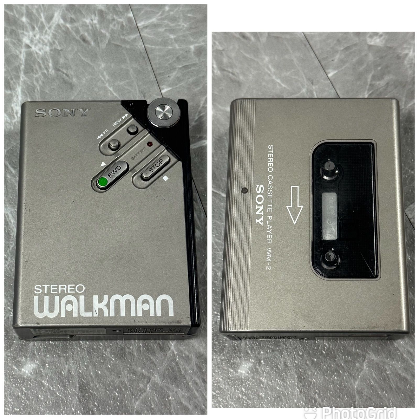 初期名機 SONY カセットウォークマン WM 2 レトロモデル 初期ウォークマン