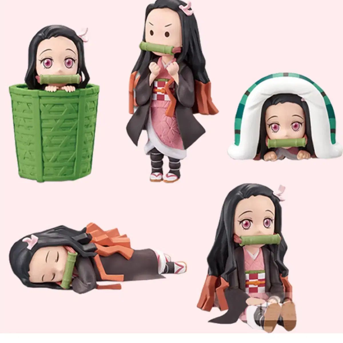 BANPRESTO バンプレスト 鬼滅の刃 禰豆子 フィギュア 5種セット 日本