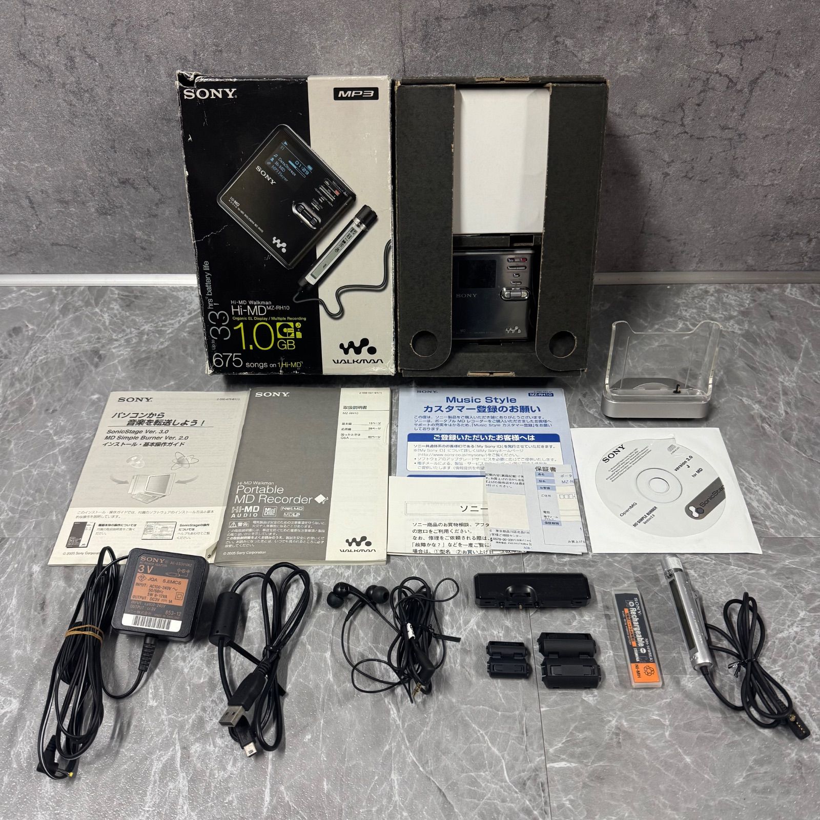 付属品多数 Hi-MD最高峰の名機！SONY ソニー MZ-RH10｜Hi-MD名機｜希少