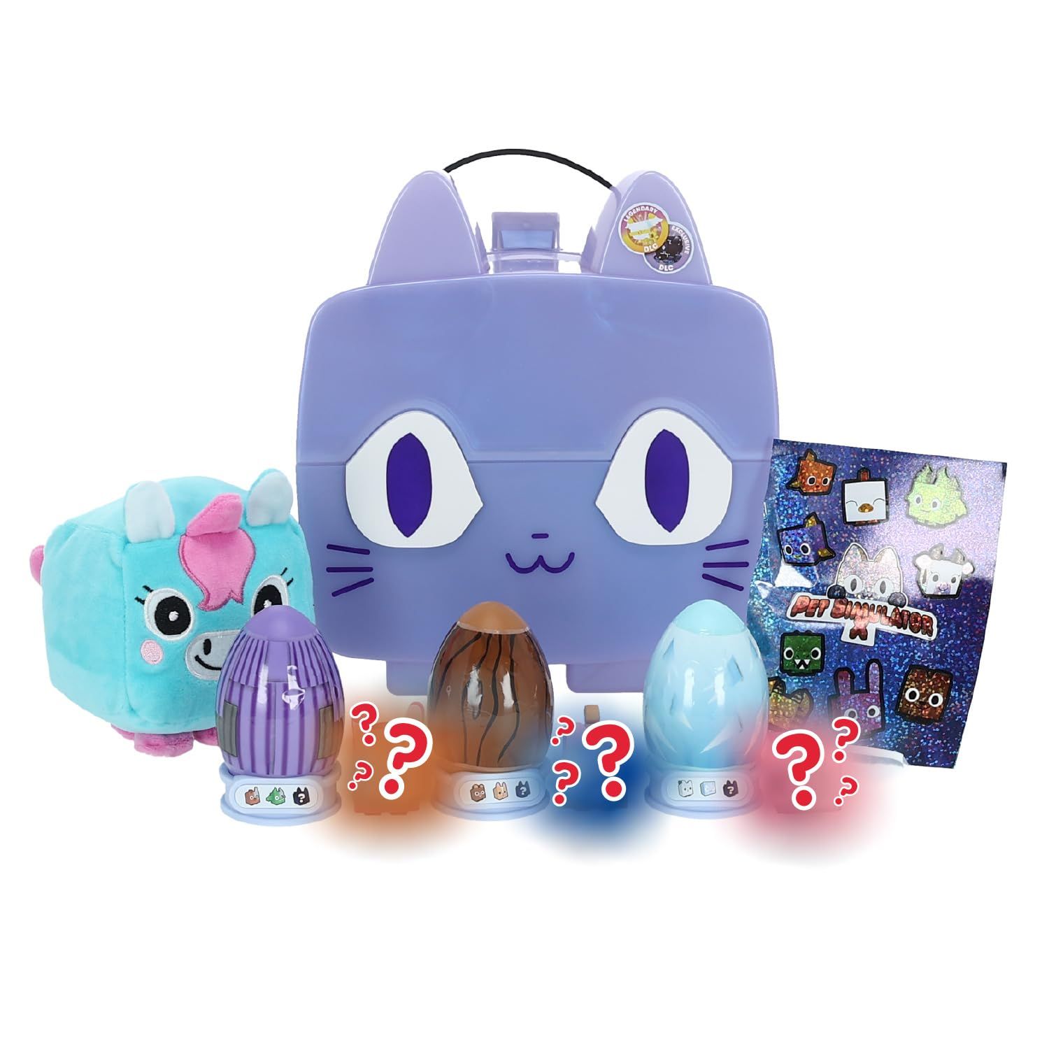 UCC Distributing ディスタービング PET Simulator X – マーブルパープル虹色の猫コレクターバンドル ミステリーケース8アイテム シリーズ1 DLC付き