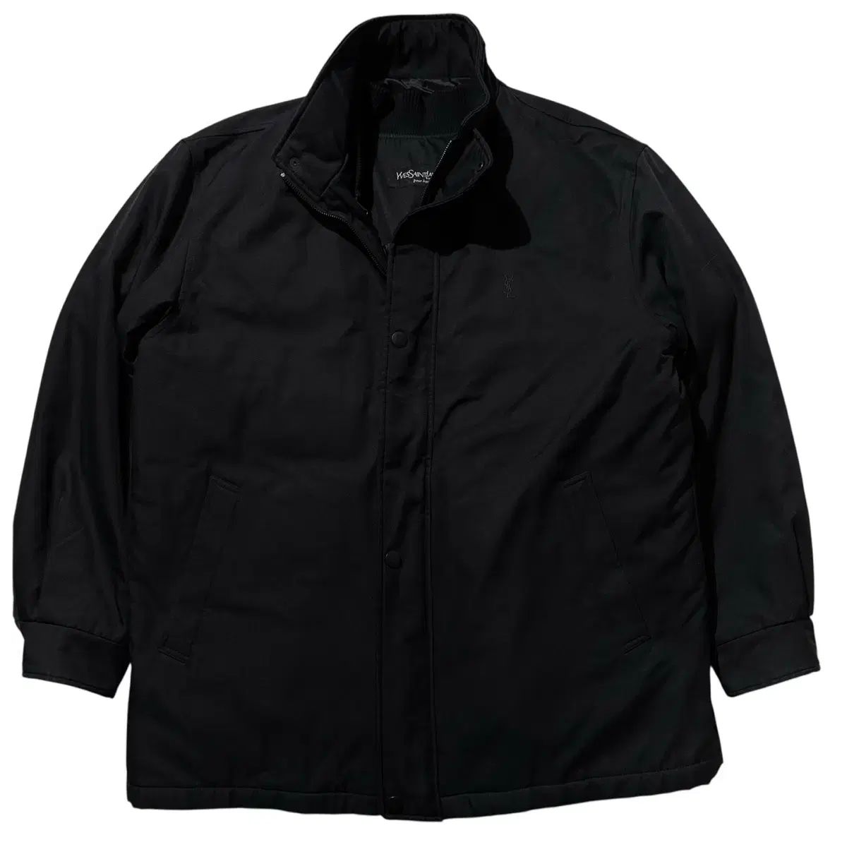 L イヴ サンローラン ダックダウン ライナー BEST ONE-IN ONE-IN ジャケット ブラック