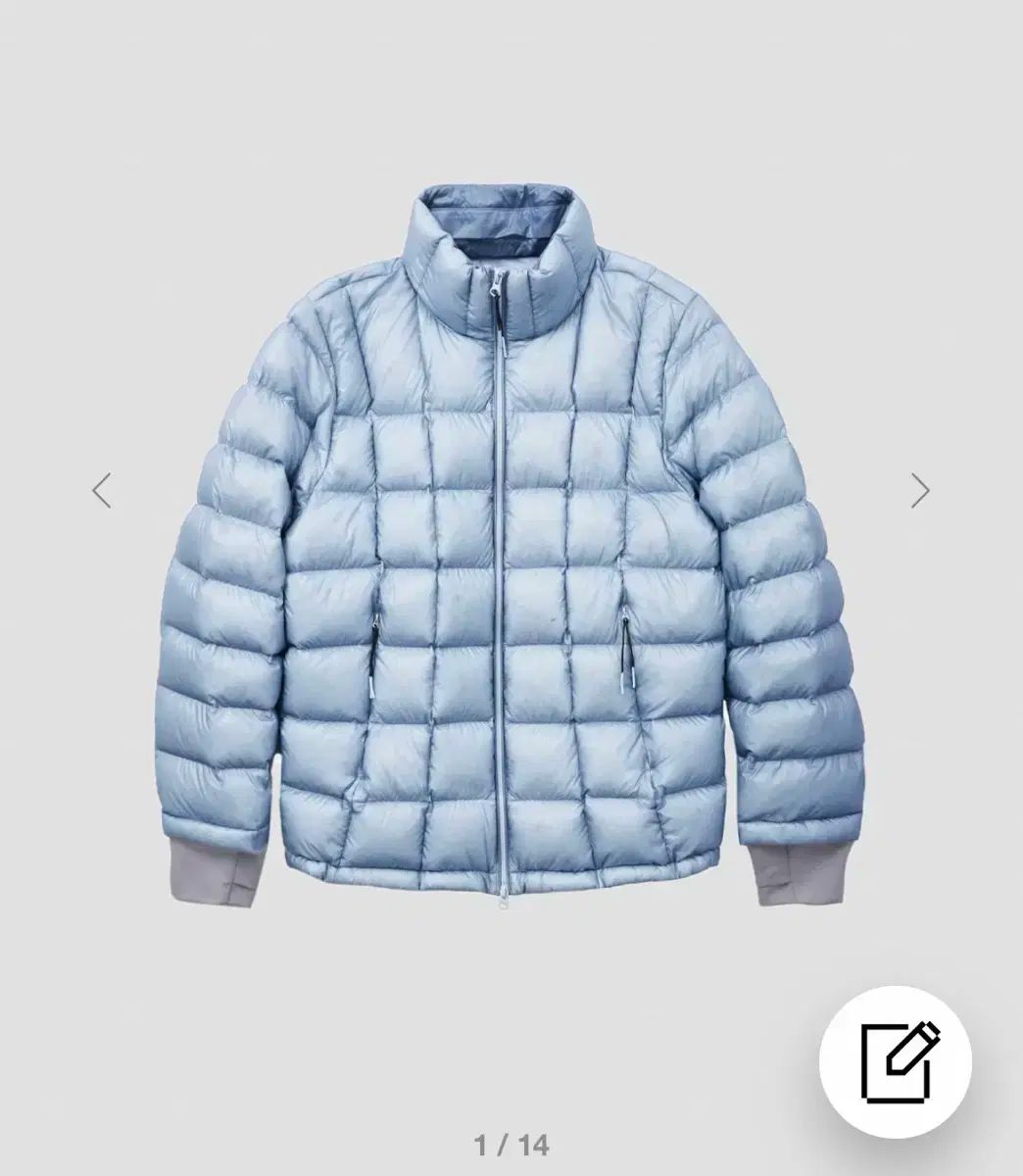 999ヒューマニティ グースパファー 軽量ダウン ライトブルー スカイブルー 2size