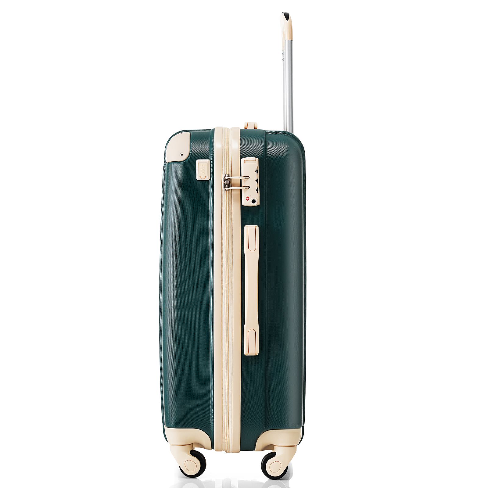 スーツケース Lサイズ USB充電ポート付きカップホルダー付きキャリー