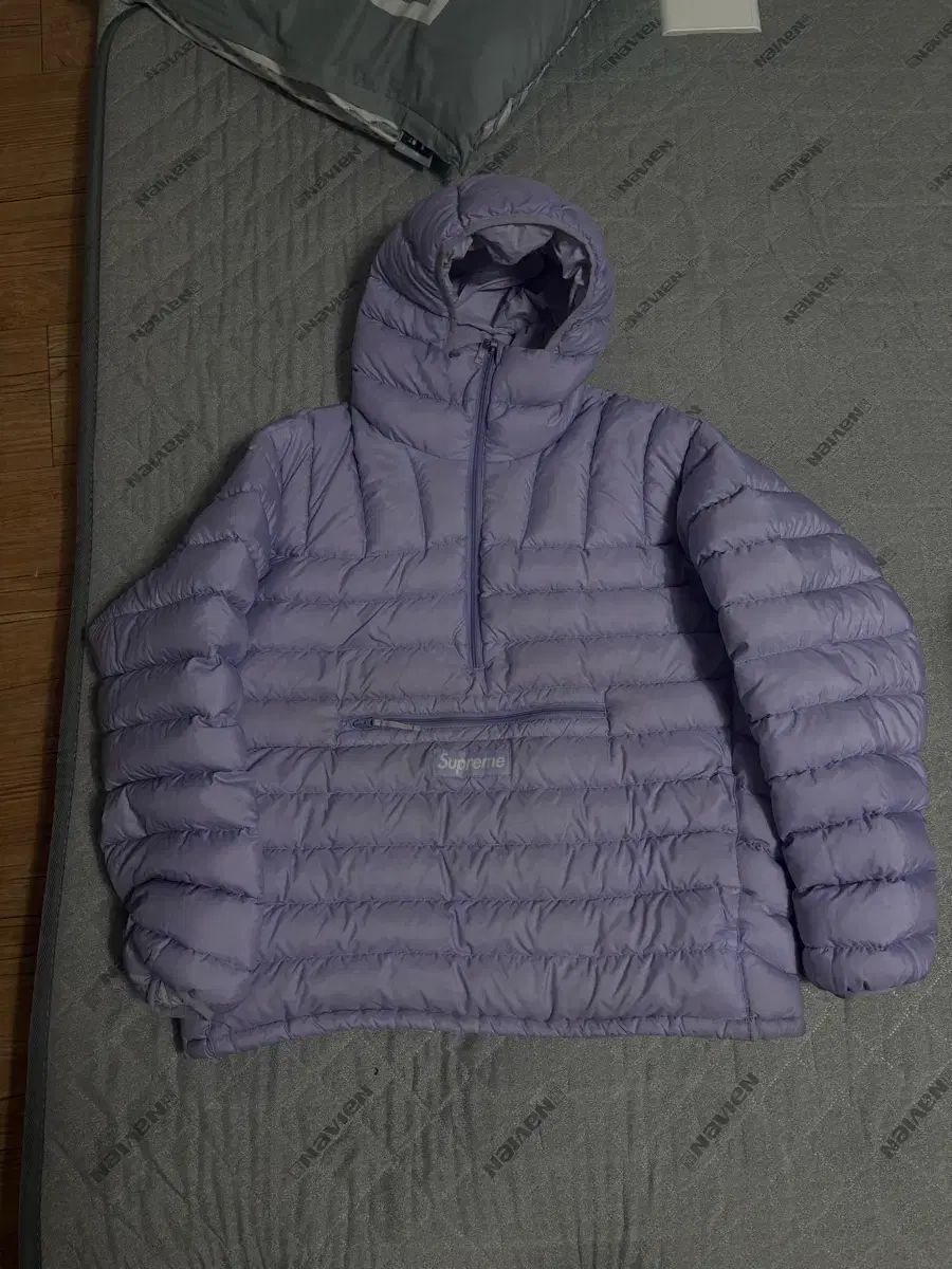 シュプリーム マイクロダウン ラベンダー Mサイズ