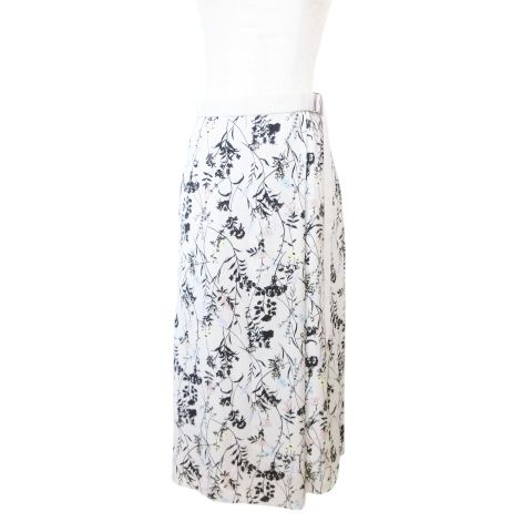 自由区 オンワード樫山 23ss フラワー ベルト ロングスカート ワンサイズ マルチ IBO58