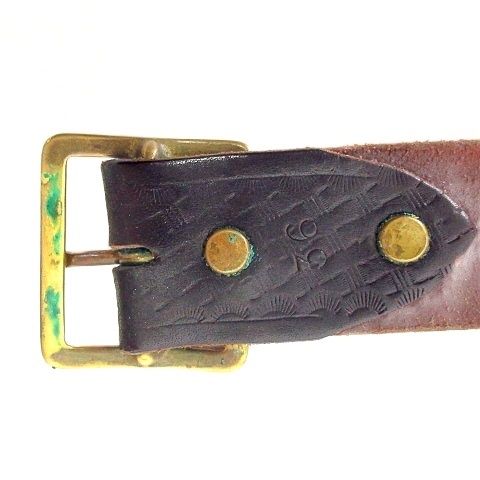 グラッドハンド GLAD HAND＆CO. レザー ベルト スタッズ シングルピン  