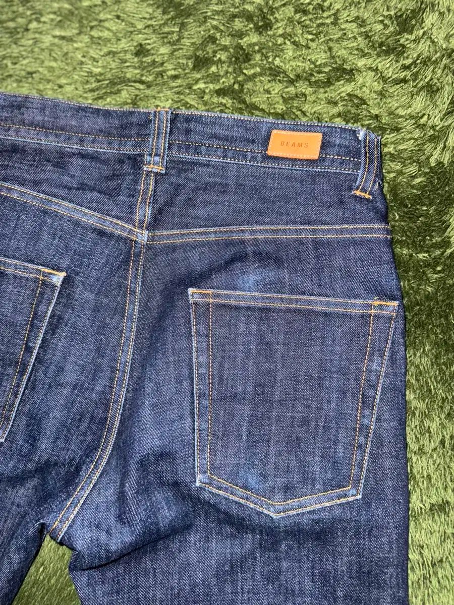 動く S BEAMS ビームス ジャパニーズ ファブリック デニム パンツ Indigo