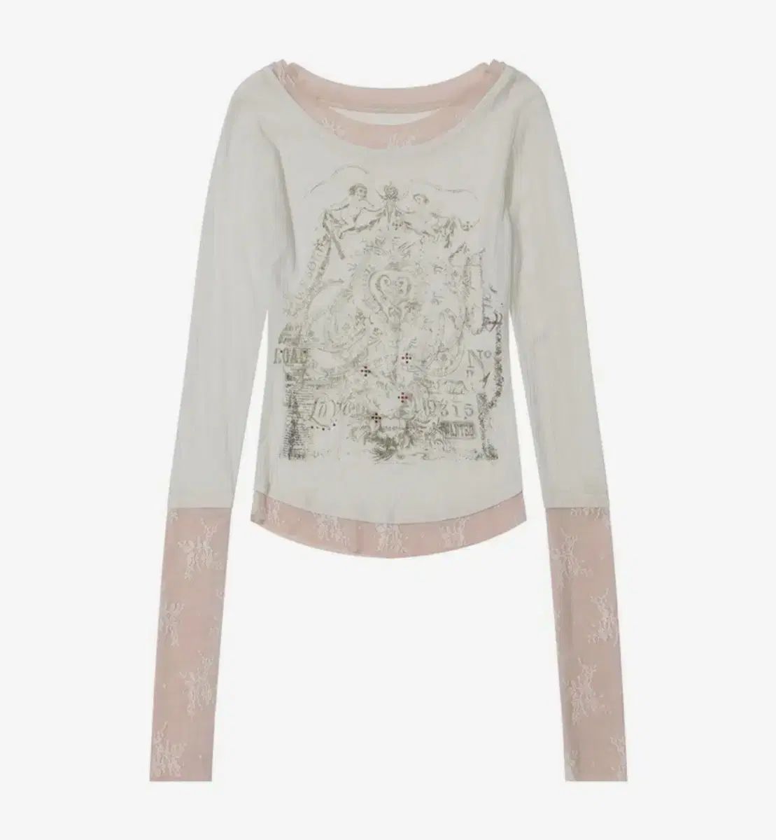 SCULPTOR トリプルレースレイヤードTシャツ