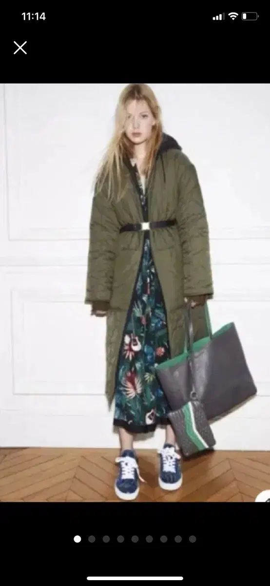 ZADIG-VOLTAIRE ザディグ エ ヴォルテール リバーシブル ダウンジャケット ロング丈