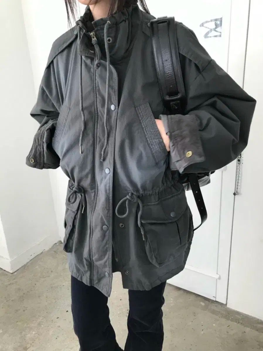 ブルゾン マウンテンパーカー チャコール