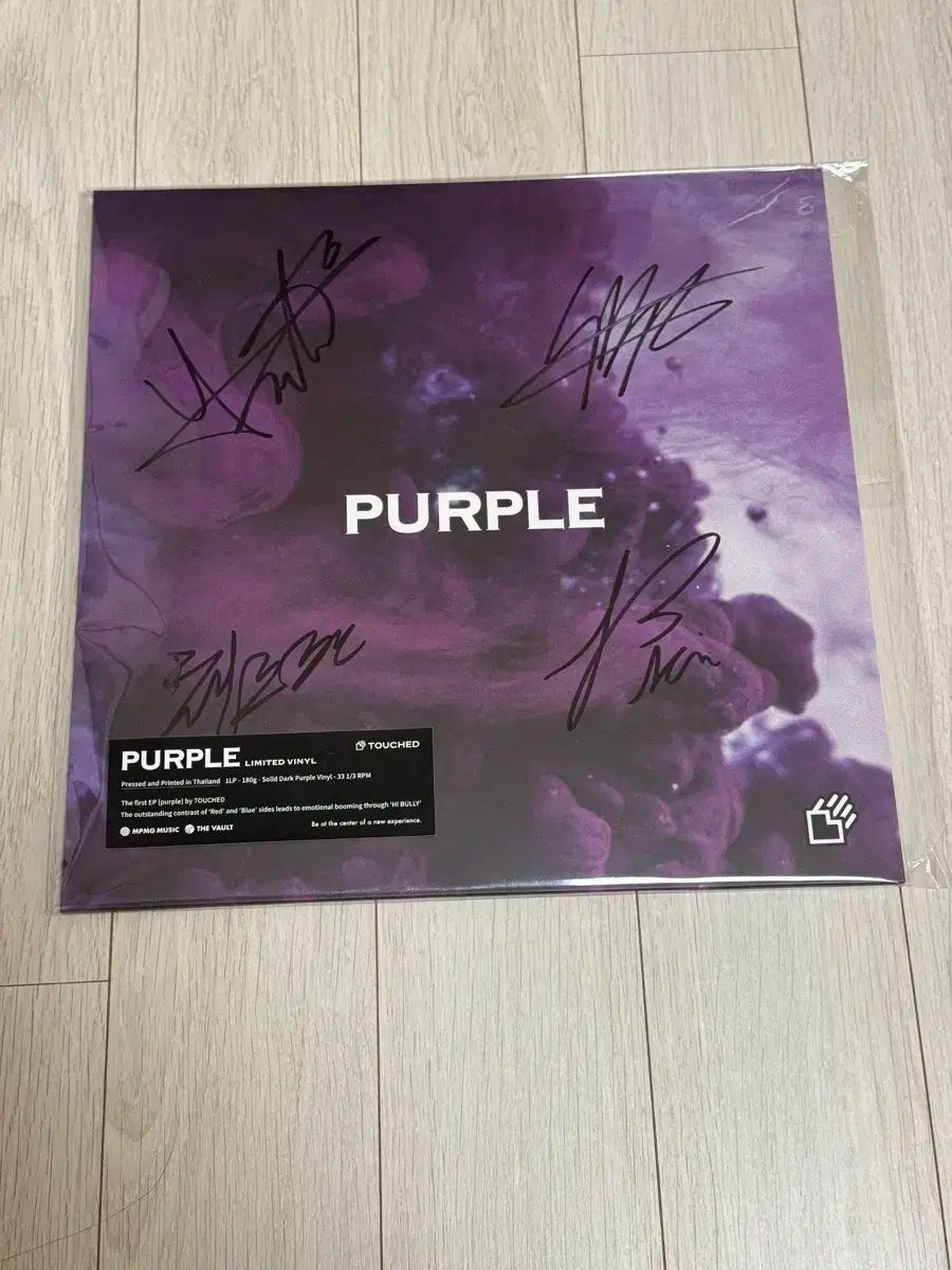 サイン盤 タッチド purple ダークパープル班 LP