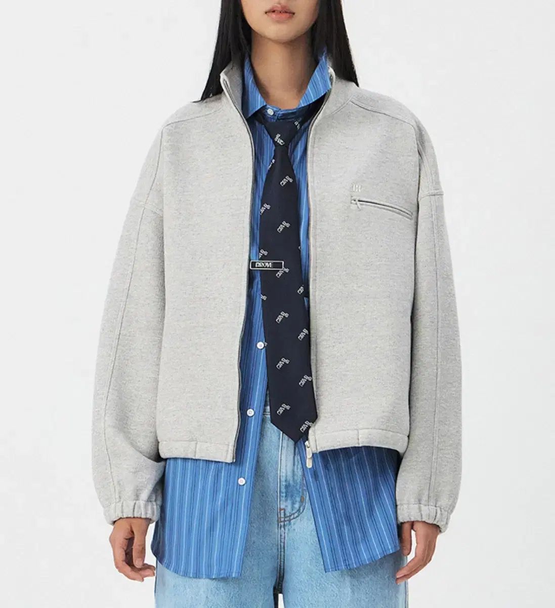 グローブ グレー ジップアップ ジャケット ハーフパンツ