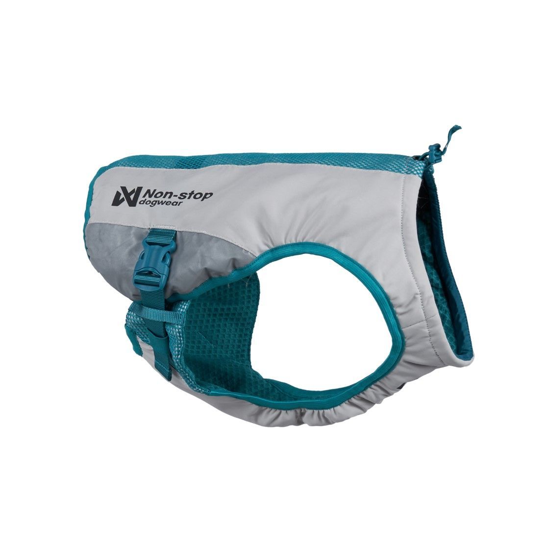 Non stop dogwear Cooling vest ライトグレー ティール