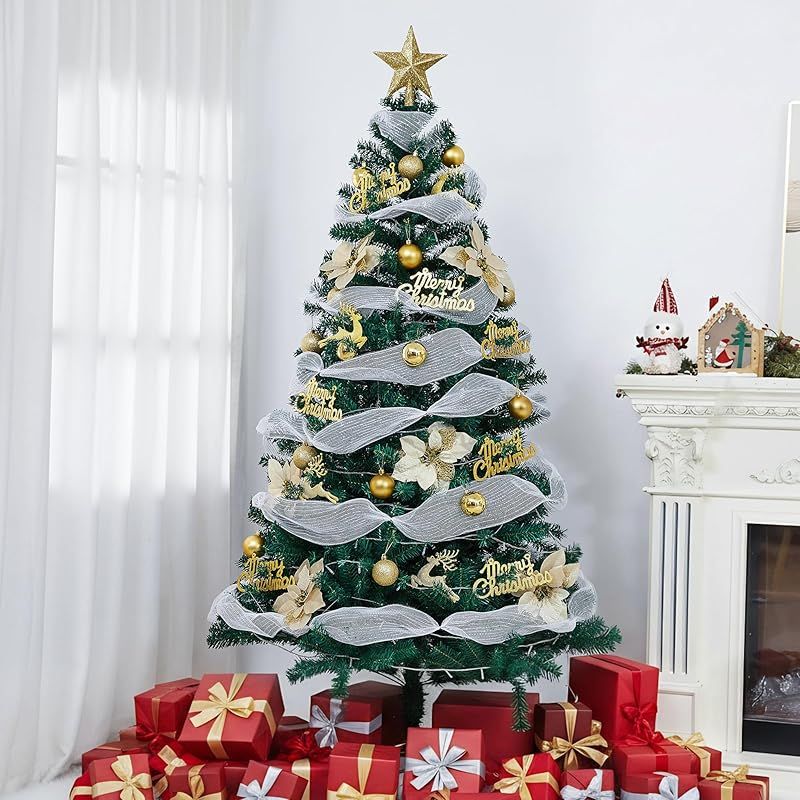 高さ120cm】Chalon クリスマスツリー 組立品 クリスマス 飾り付き