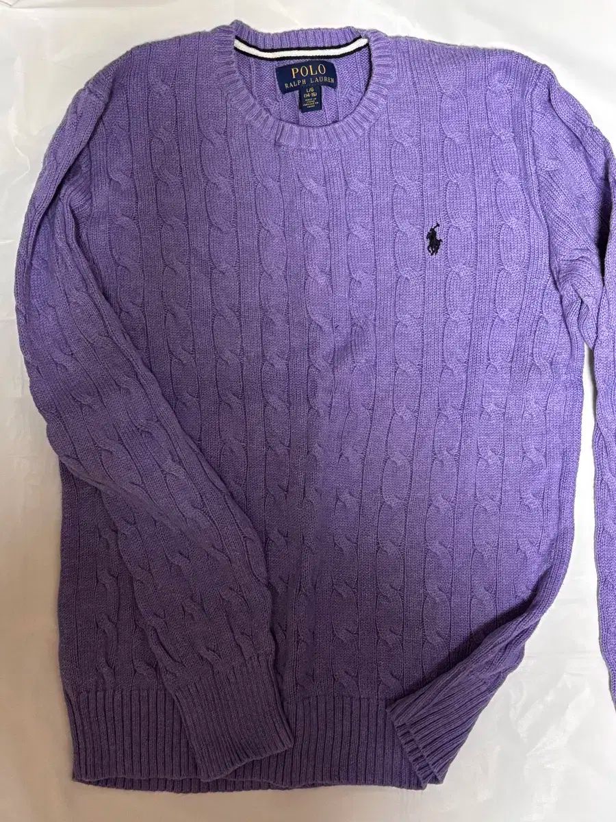 ポロ BOYS PLANET ボイプラ L ニット ライトパープル