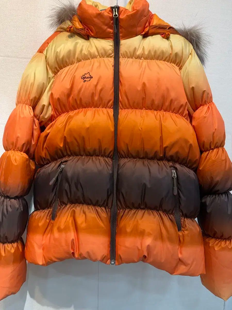 ラフマ オレンジ ブラウン ダウン アウター 15
