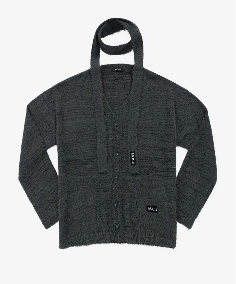 アズオン ルー タイ カーディガン チャコール