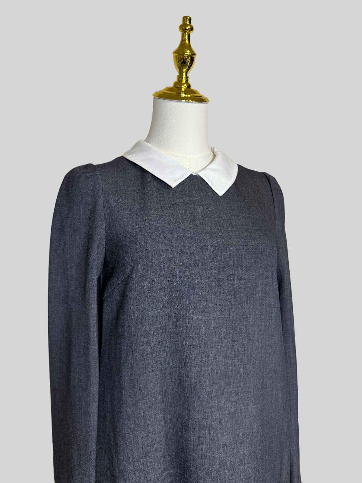 未使用級✨フォクシー プライベートノアール ワンピースドレス グレー 38 新品同様☆FOXEY/フォクシーワンピース プライベート ノアール