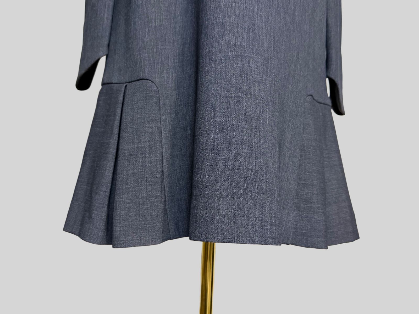 未使用級✨フォクシー プライベートノアール ワンピースドレス グレー 38 新品同様☆FOXEY/フォクシーワンピース プライベート ノアール