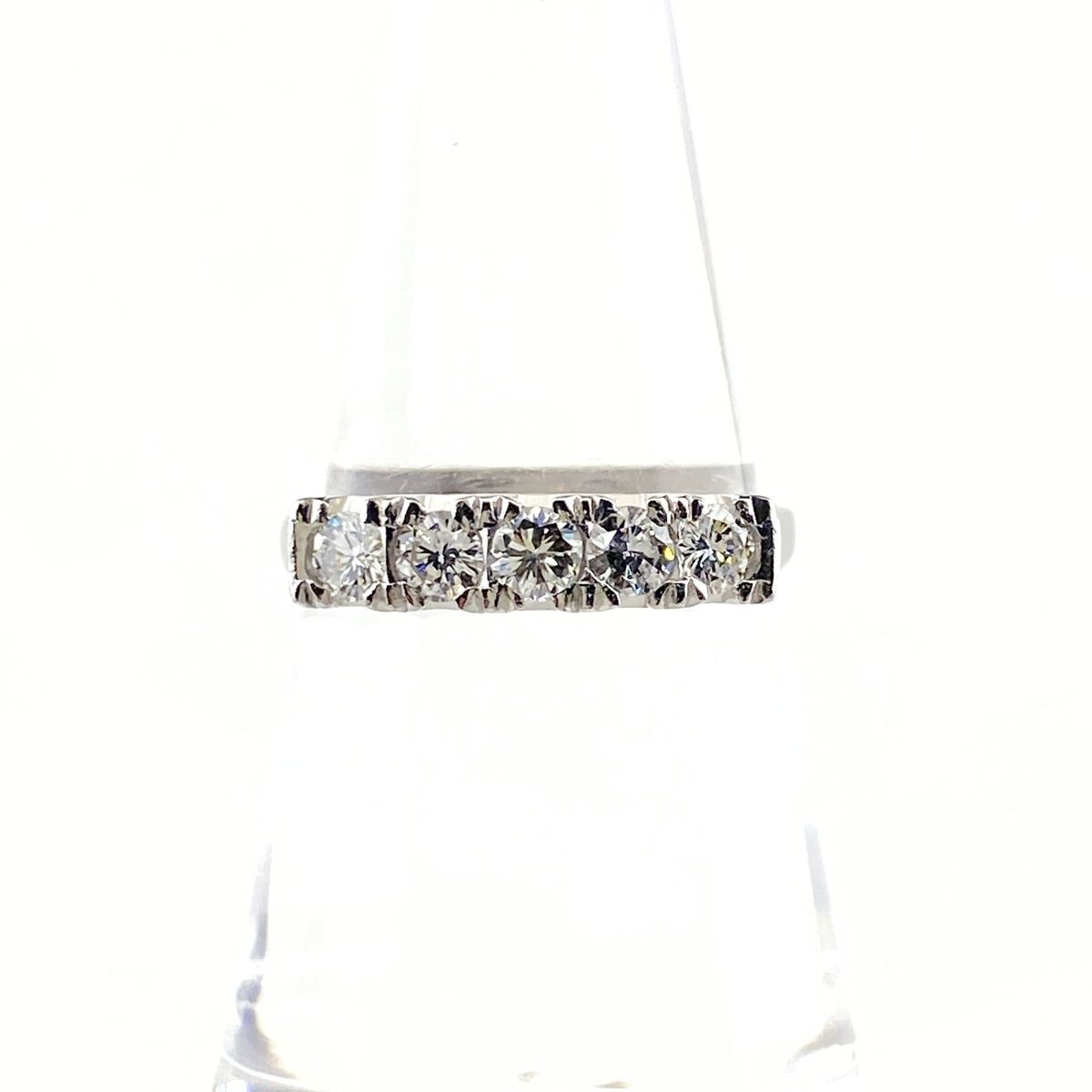 メレダイヤ デザインリング プラチナ 指輪 リング 13号 Pt850 ダイヤモンド レディース