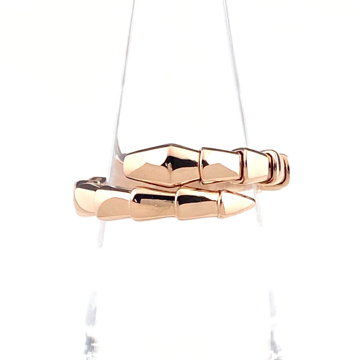 ブルガリ BVLGARI セルペンティ ヴァイパー リング PG ピンクゴールド 指輪 Mサイズ リング 10.5号 750 レディース