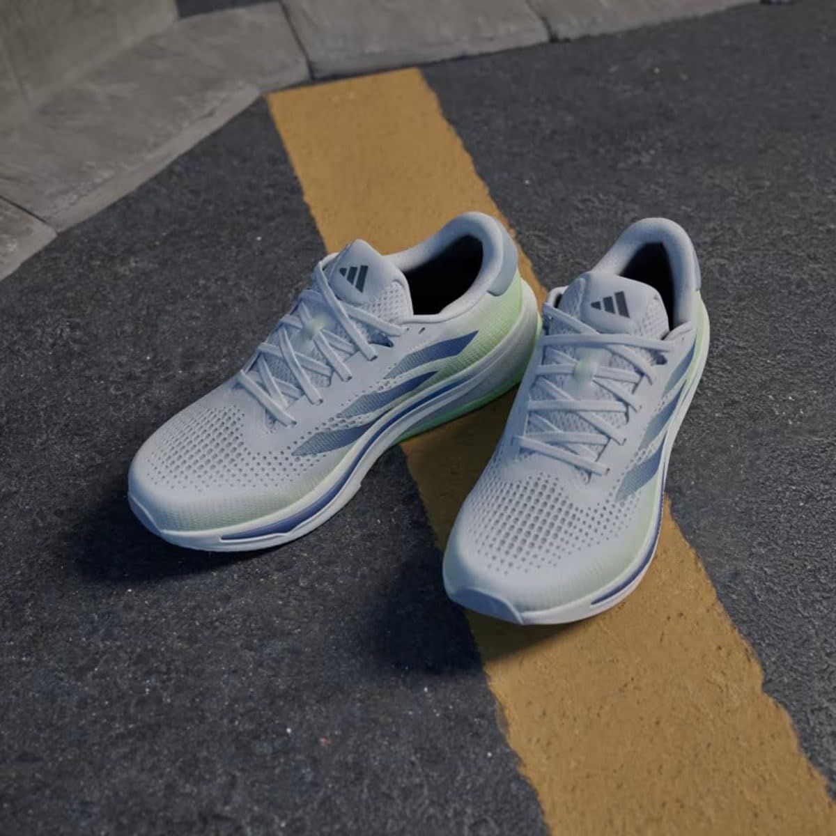 adidas メンズ スーパーノヴァ ライズ M SUPERNOVA RISE M IF3015 ホワイト ブルー グリーン 26.0cm ホワイト ブルー グリーン 26.0 cm ODELLYA_COM