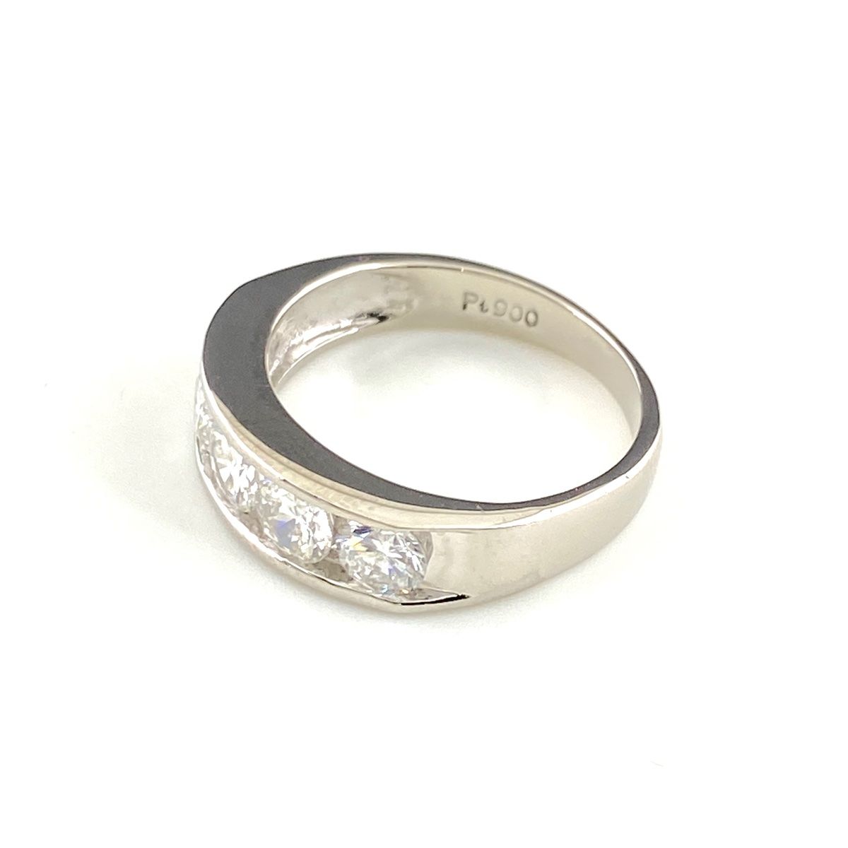 メレダイヤ デザインリング プラチナ 指輪 リング 7.5号 Pt 900 ダイヤモンド レディース