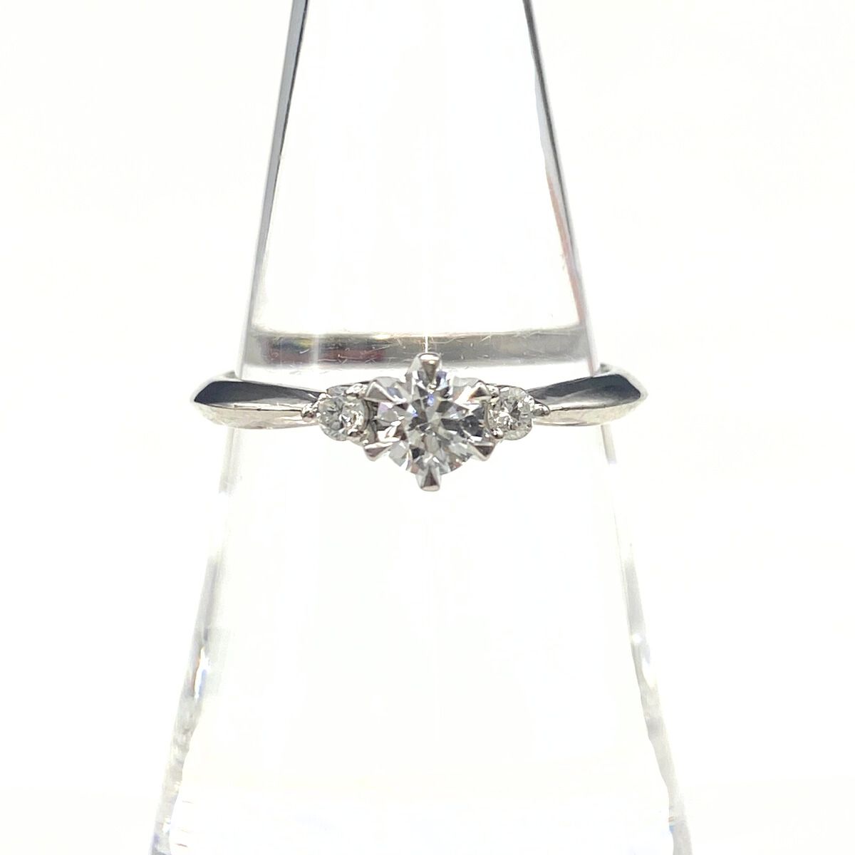 ダイヤモンド デザインリング プラチナ メレダイヤ 指輪 リング 14.5号 Pt900 ダイヤモンド レディース