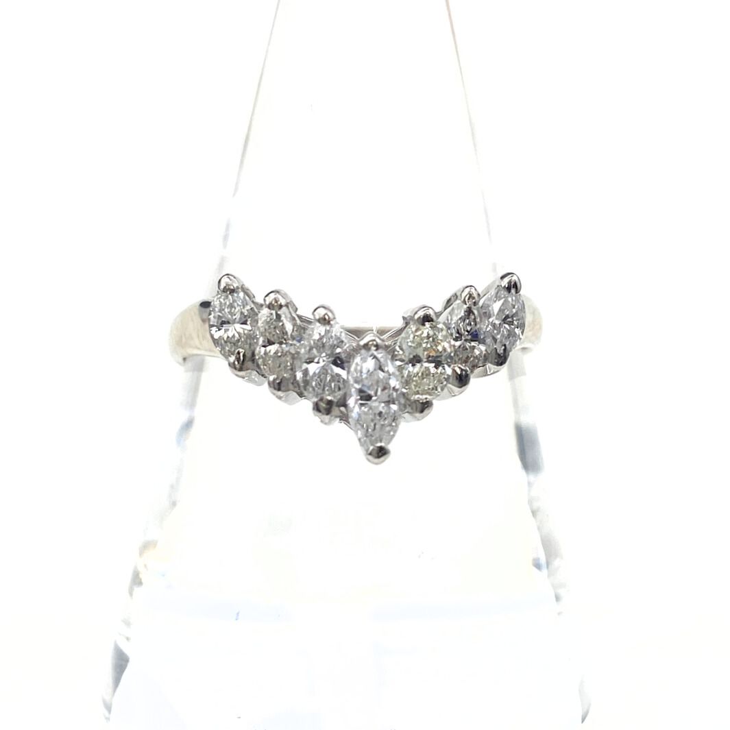 メレダイヤ デザインリング プラチナ 指輪 リング 21号 Pt900 ダイヤモンド メンズ